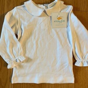 Stitchy Fish‎ NWT White Knit Top Size 18 months